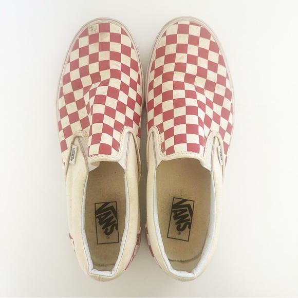Vans Other - Vans Classic Men's Checkerboard Slip-On Sneaker Cream White 10